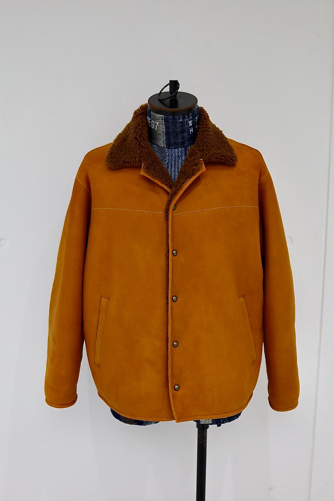 アプレッセ 2026 STYLE1 Vintage Mouton Jacket(26SAP-01-09)CAMEL☆11月29日(土)発売！