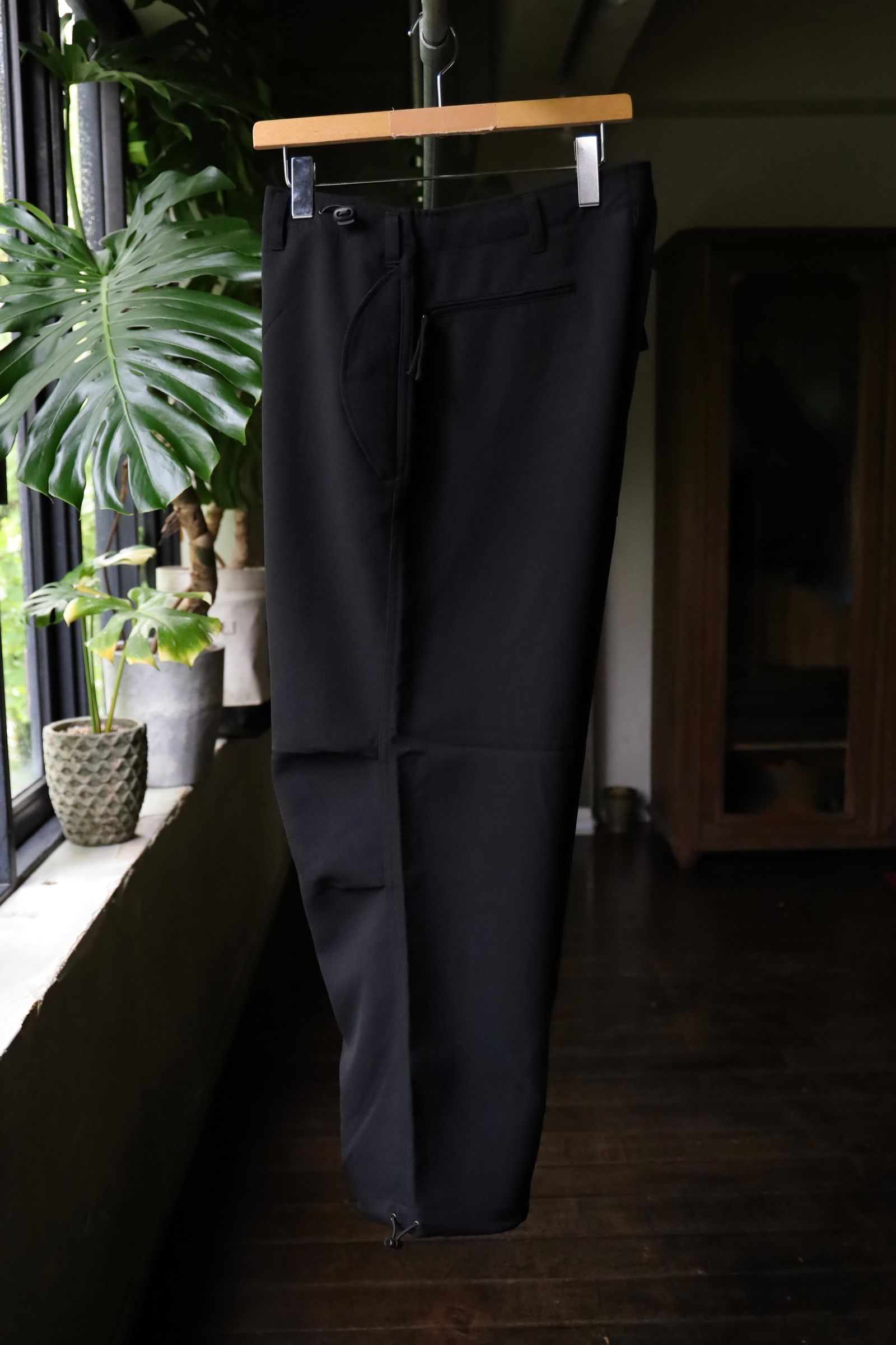 セダンオールパーパス FW24 Tech Wool Over Pant(SD24F-PT03) Black
