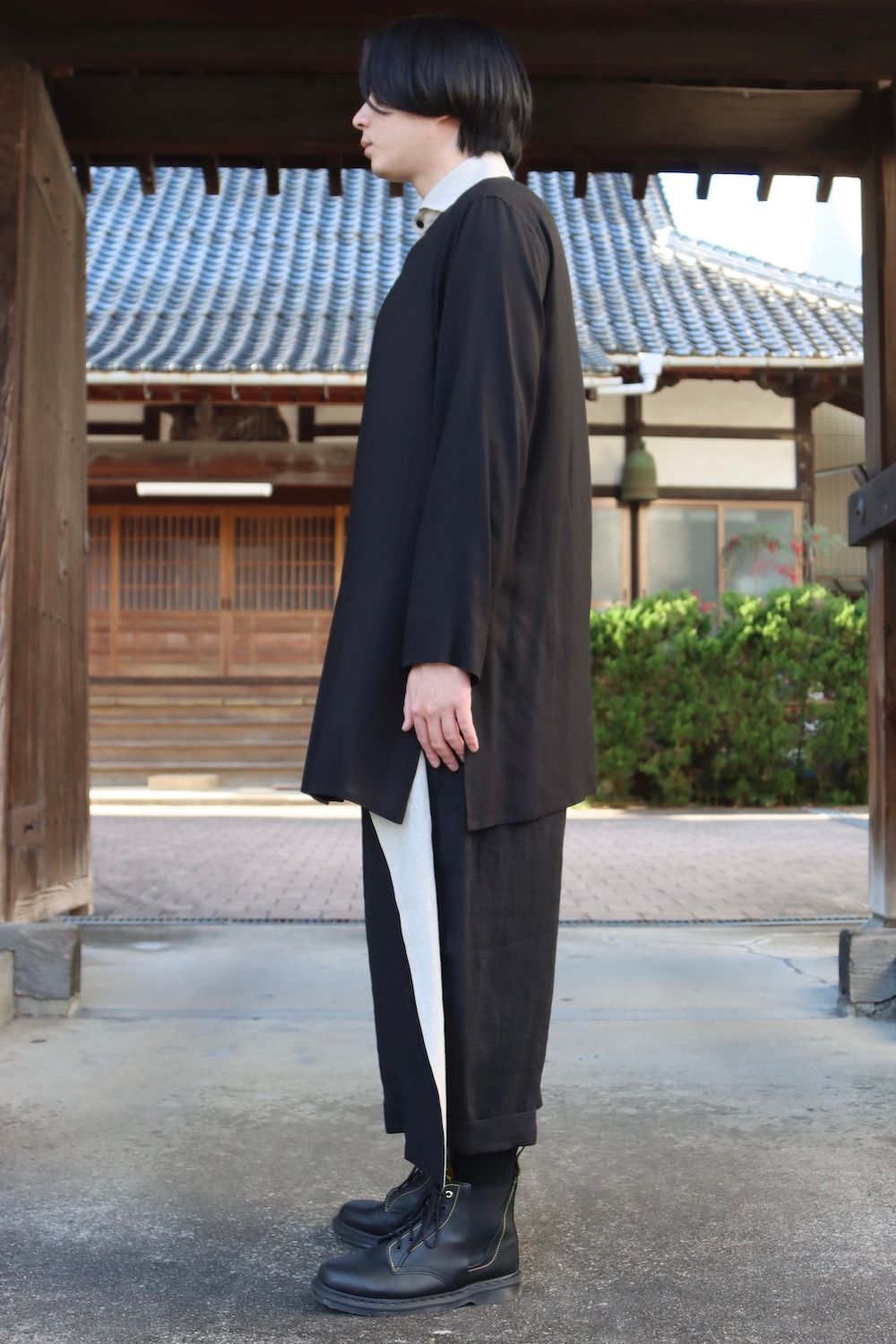 Yohji Yamamoto N-スペアカラー付きシャツ(HG-B57-216) style.2022.1.8