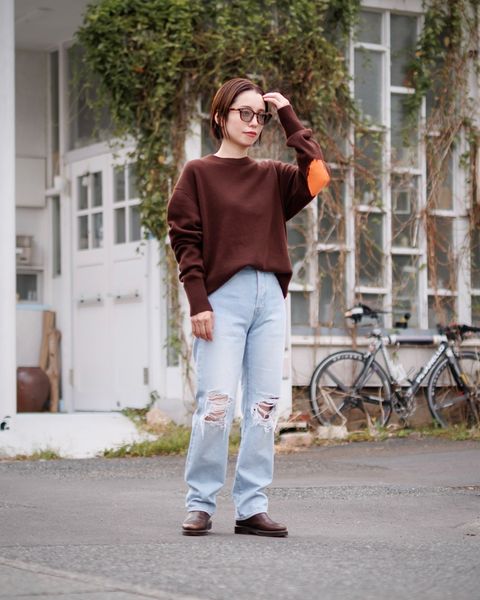J.B. ATTIRE Paris ripped denim style 2024.10.06