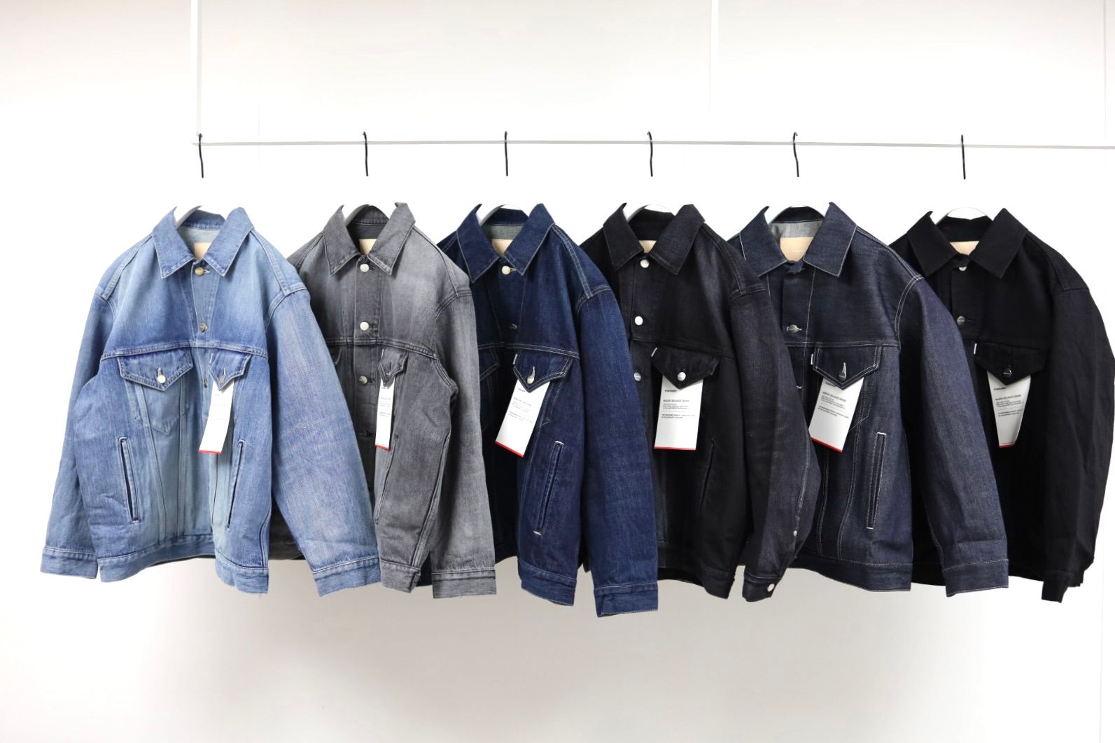 グラフペーパー Selvage Denim Trucker Jacket(GU261-20055DB)INDIGO_DARK FADE★1月24日(土)発売！