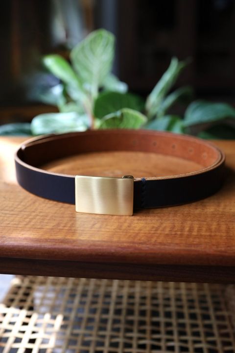 エンダースキーマ ベルト solid buckle belt(zw-c-sbb)black☆8月8日(土)発売！
