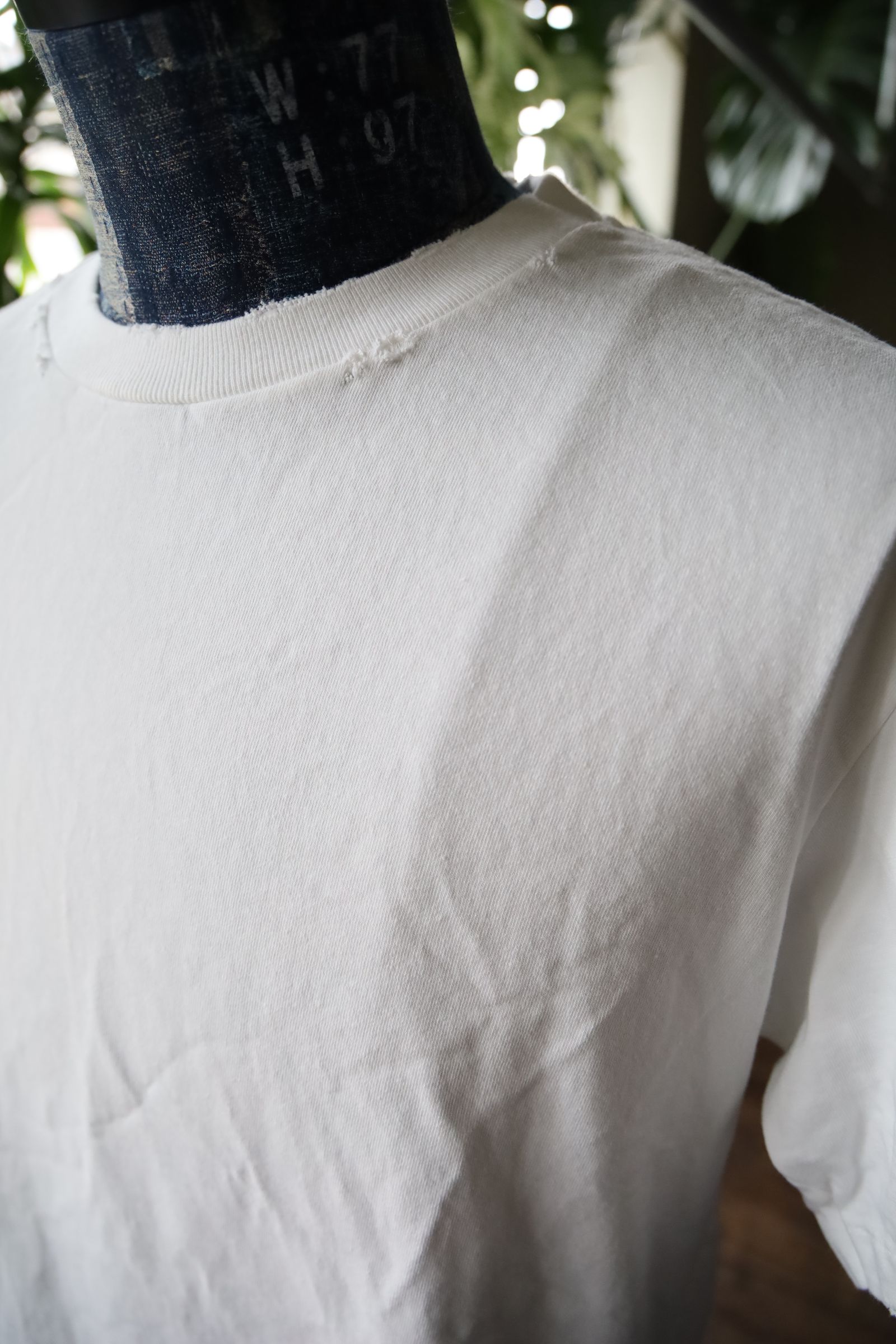 BOW WOW バウワウ JOINT TEE(BW251-JT)WHITE DAMAGED