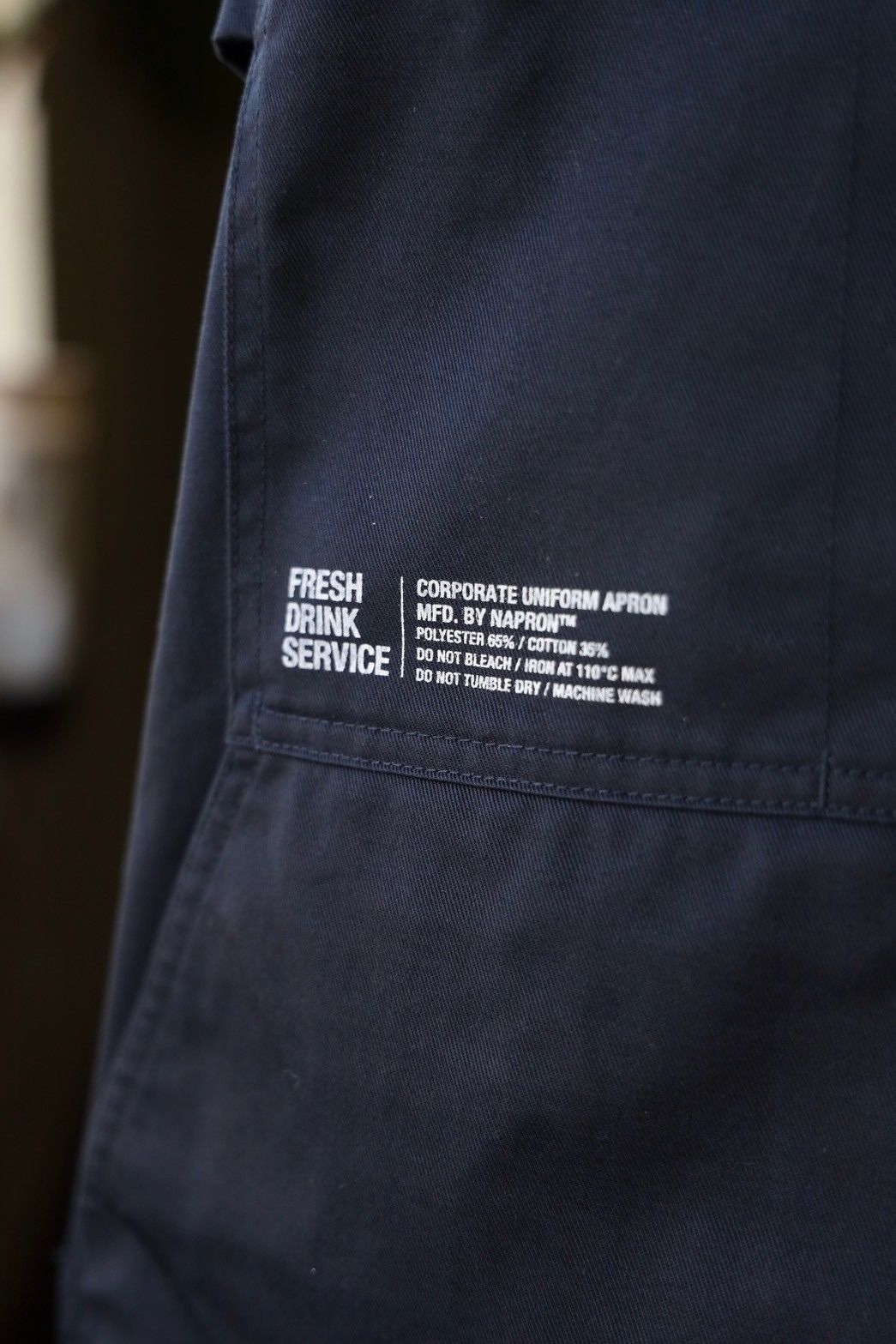 フレッシュサービス  FDS_CORPORATE UNIFORM APRON(FDS252-99087)NAVY