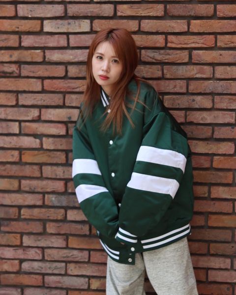 FreshService 22AW SATIN STADIUM JUMPER style.2022.10.25