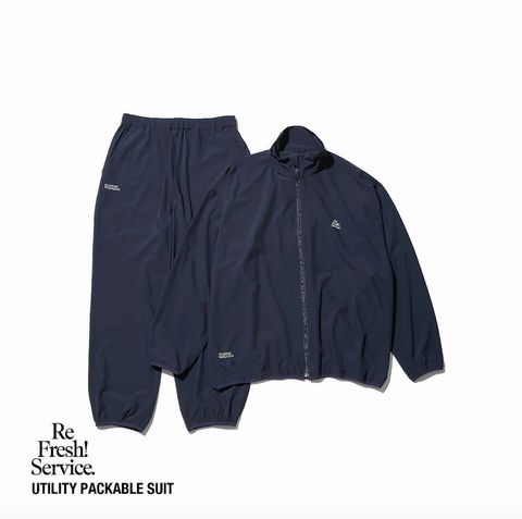 ReFresh!Service. “UTILITY PACKABLE SUIT”(NAVY)☆9月27日(土)発売！