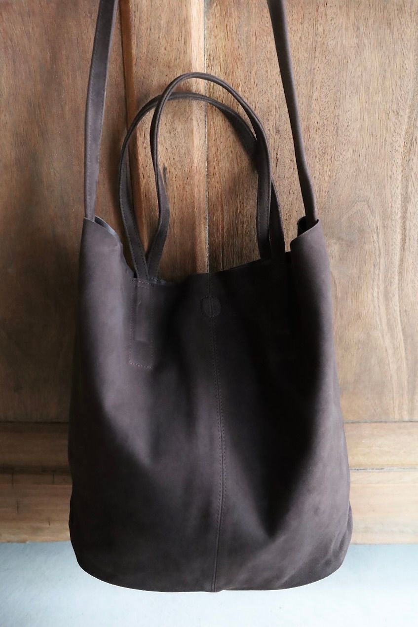 Morphee / モルフェトートバッグ 3WAY MIDIUM TOTE(SHORT)SUEDE [D CHOCO]☆新作発売！