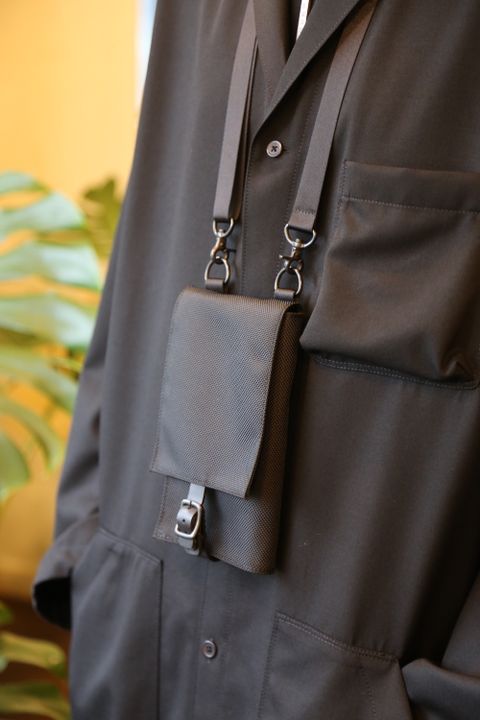 yohji yamamoto pour Homme フェスポーチ(HR-A04-660)style.2020.7.3.
