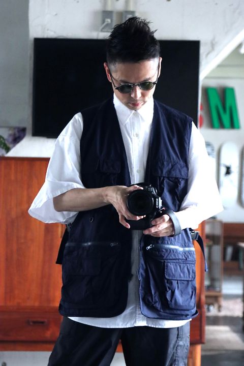 FreshService 22SS TYPEWRITER TACTICAL VEST"NAVY"style.2022.3.12.