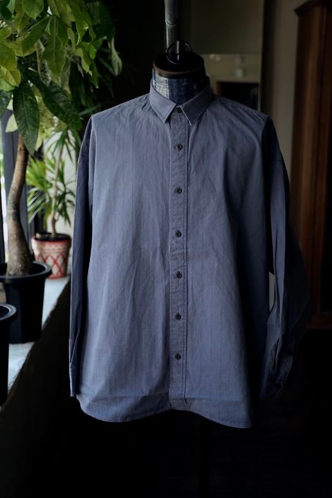 S.F.C 25FW エスエフシー BLEACHED SFC SHIRTS(SFCFW25S02)Navy☆9月20日(土)発売！