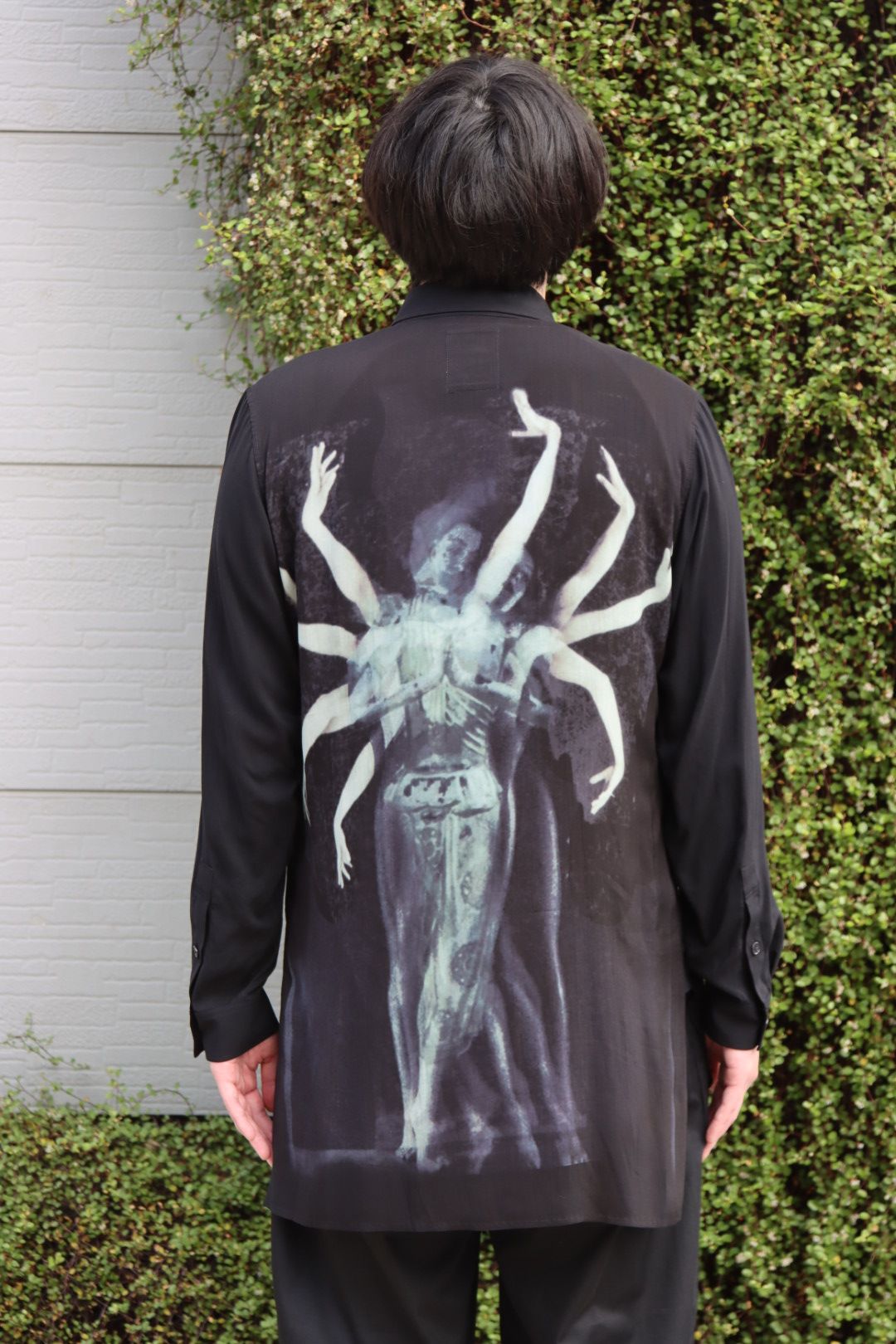 Yohji Yamamoto 阿修羅柄シャツ style.2022.12.10