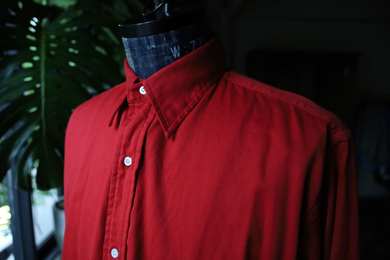 Double Weave Twill Regular Collar Shirt(24AAP-02-07H)RED☆7月13日(土)発売！
