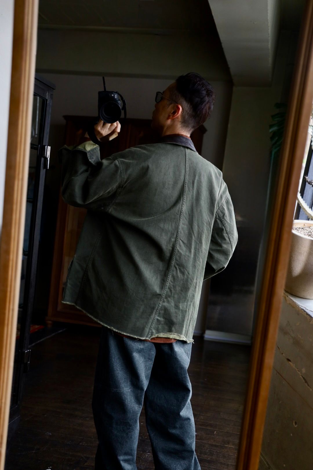 ヨーク25SS カバーオールCOTTON CUT-OFF COVERALL JACKET(YK25SS0925B)DUSTY KAHKI☆3月15日(土)発売！