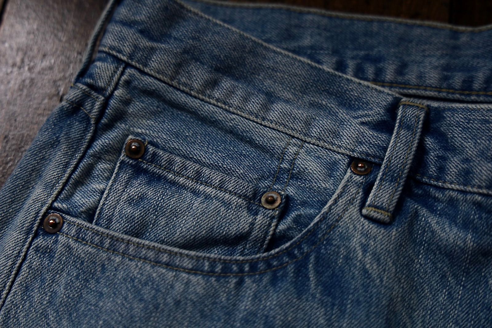 Washed Denim Pants(AP-4006)INDIGO☆7月27日(土)発売！