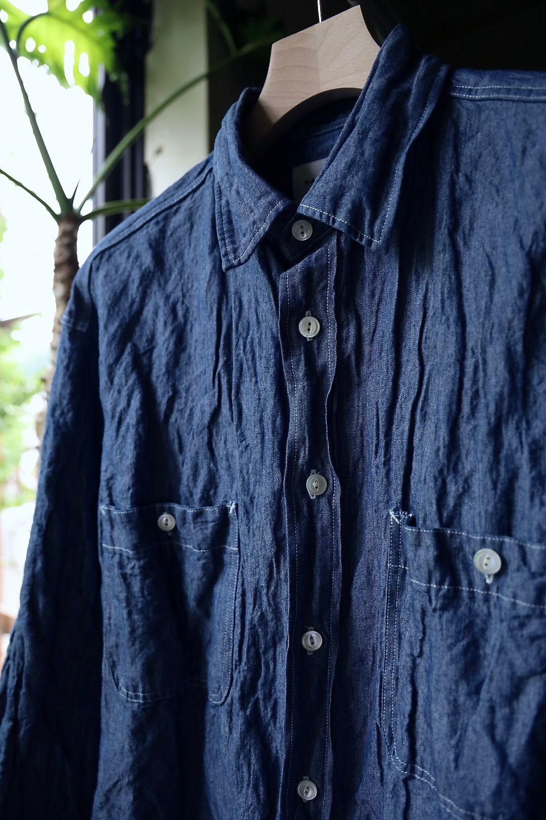 マーカウェア 26AW TWO POCKET WORK SHIRT(A26C09SH01C)INDIGO☆新作発売！