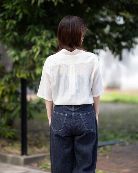 blurhms 新作Silk-Co Voile Half-Sleeve Shirt style.2026.04.06