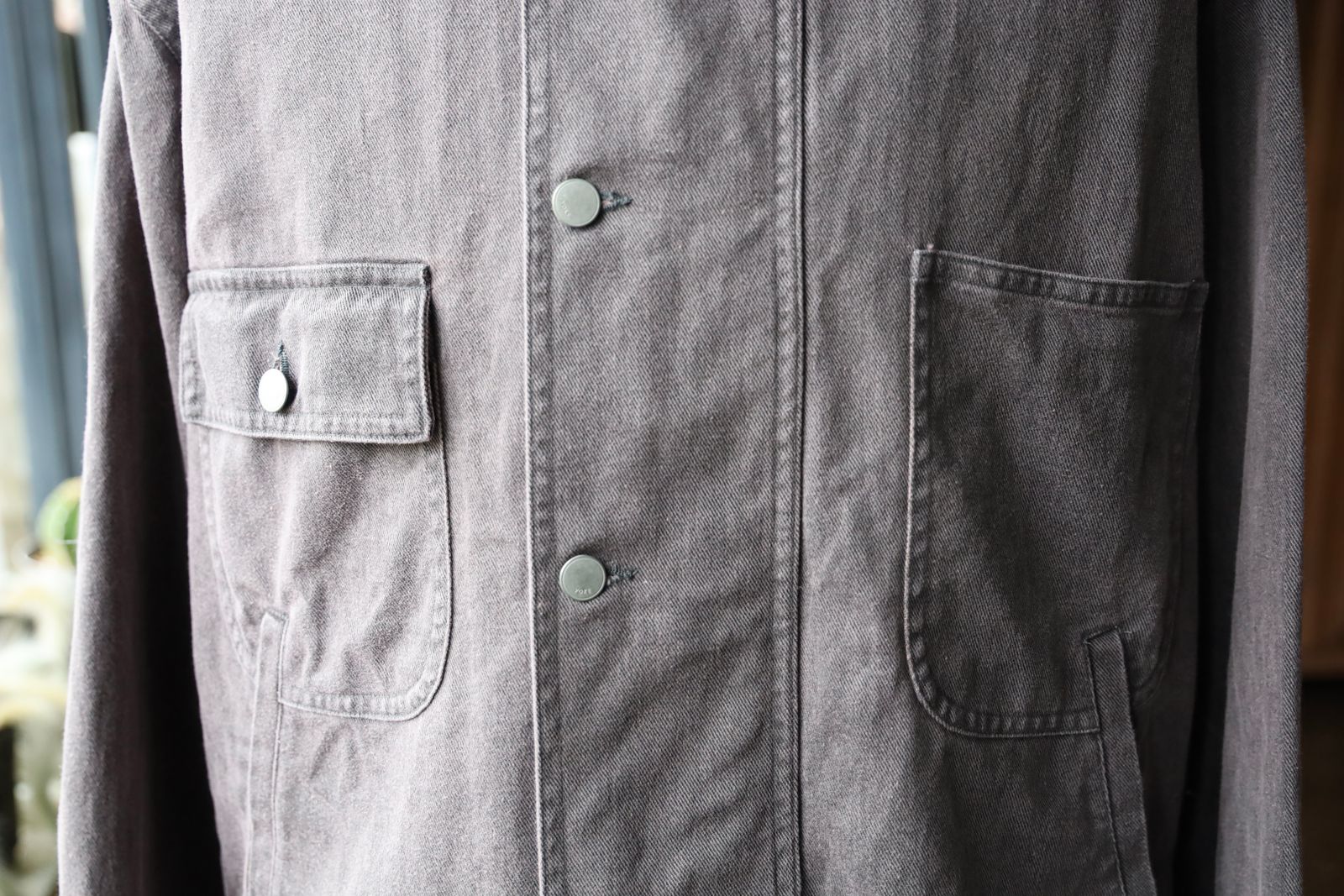 ヨーク25SS カバーオールCOTTON CUT-OFF COVERALL JACKET(YK25SS0925B)DUSTY PINK
