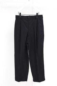 グラフペーパー 26AW Wooly Cotton Twill Wide Tapered Slacks(GM263-40047B)BLACK☆8月1日(土)発売！