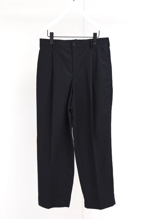 グラフペーパー 26AW Wooly Cotton Twill Wide Tapered Slacks(GM263-40047B)BLACK☆8月1日(土)発売！