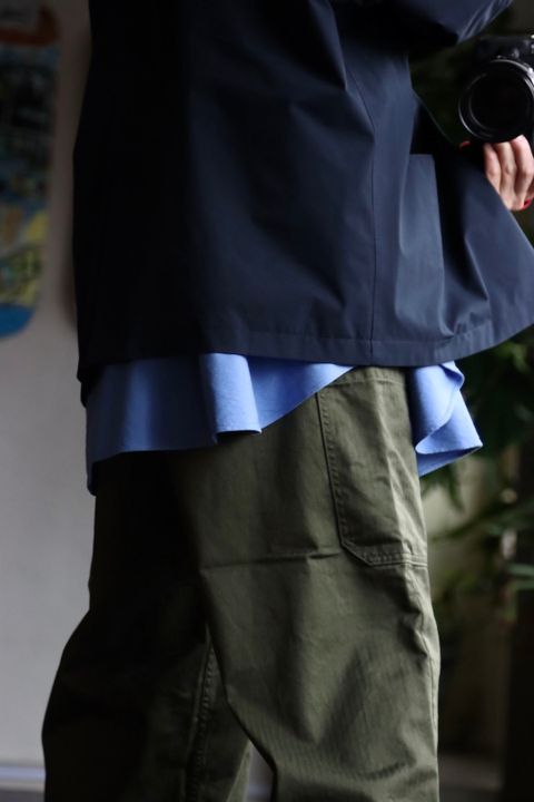 Graphpaper Oxford Oversized B.D Pullover Shirtスタイル