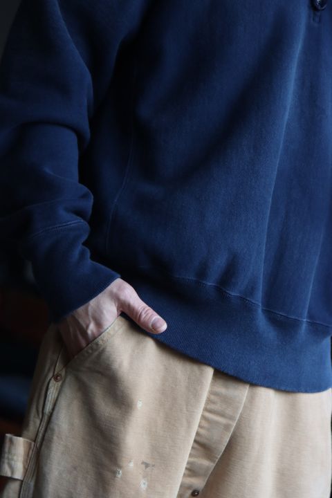 A.PRESSE アプレッセ24SS Vintage Half Zip Sweat shirtスタイル