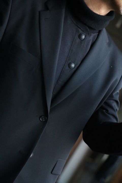 COMME des GARCONS HOMME ウールギャバ2Bジャケットスタイル2025.2.9.