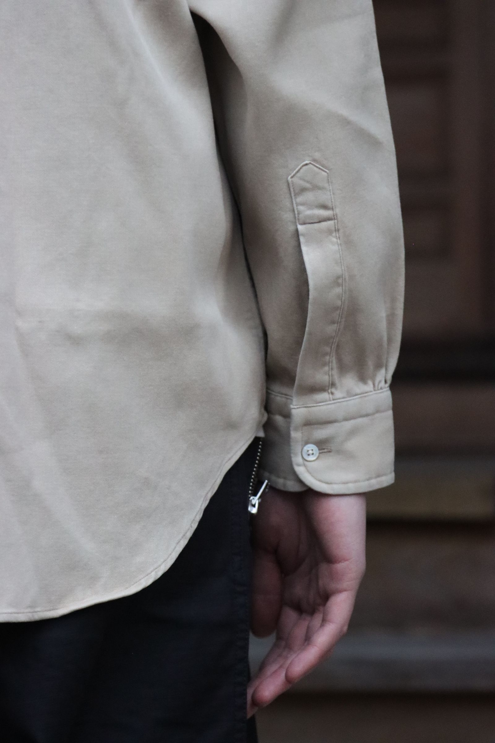 A.PRESSE BD Shirt(22SAP-02-02H)BEIGE style | 2201 | mark