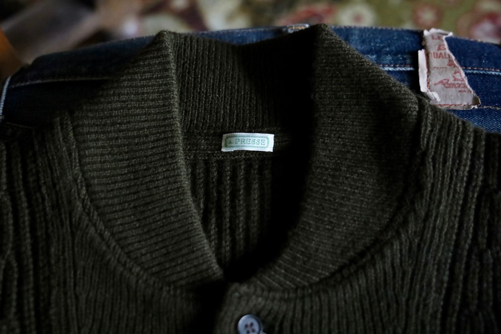 アプレッセ Jeep Sweater(24AAP-03-11K)OLIVE