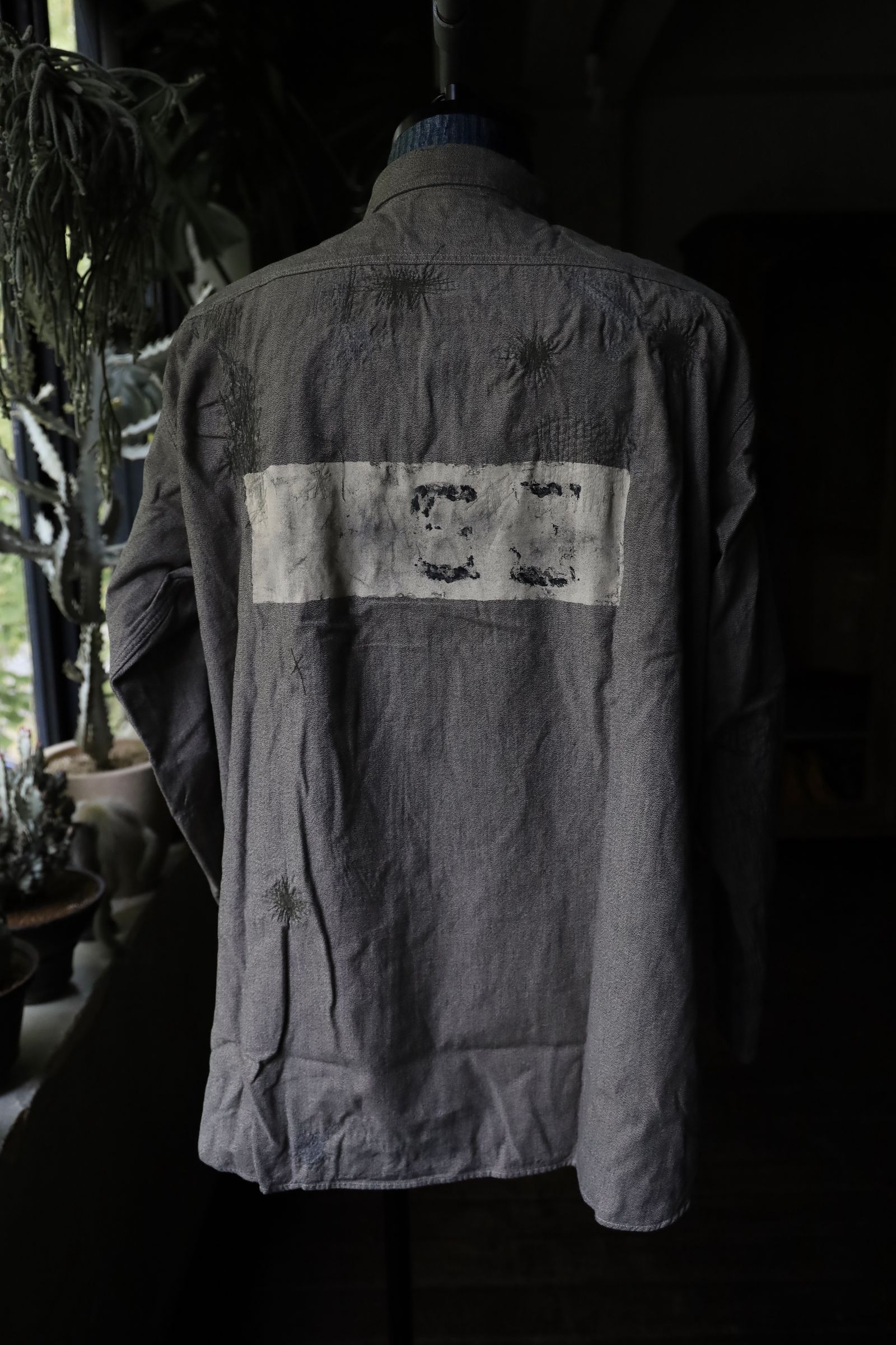 BOW WOW バウワウ PRISONER BLACK CHAMBRAY SHIRTS(BW242-PBCS)M.BLACK REPAIRED☆11月16日(土)11:00発売！