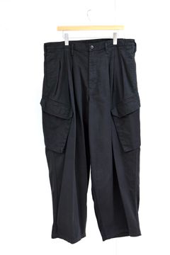 ヨウジヤマモト KATSURAGI 12 TUCKS WORK PANTS(HK-P97-040)☆新作発売！