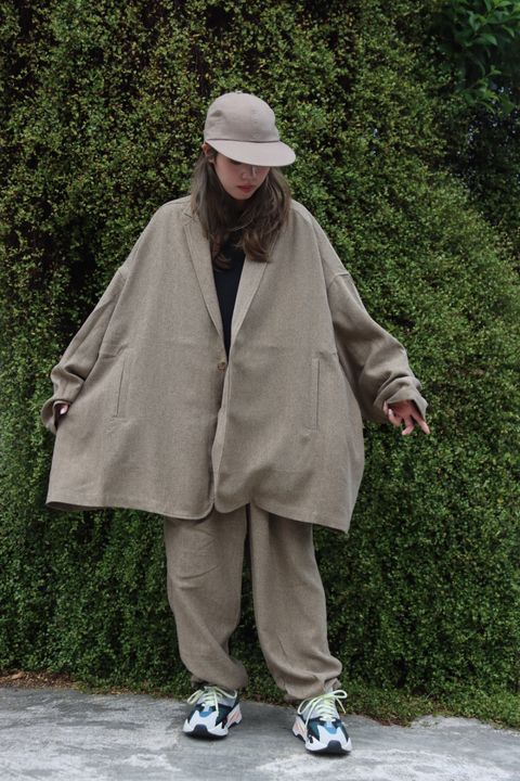 S.F.C-Stripes For Creative- 新作TAILORED SHIRT JACKETセットアップstyle.2023.9.14