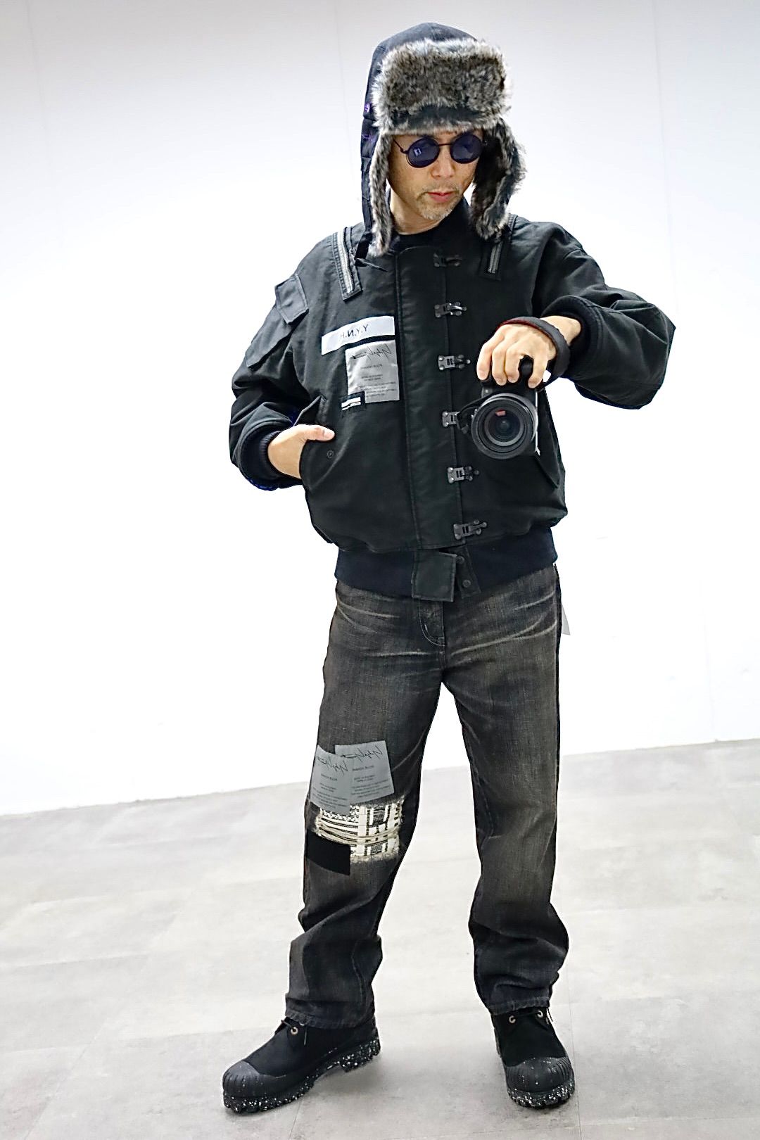 Yohji Yamamoto × NEIGHBORHOOD A-1 デッキジャケットスタイル