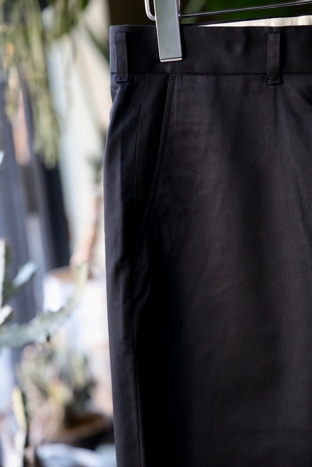 ファウンダ 25SS TWILL PANT(015FD251015)BLACK