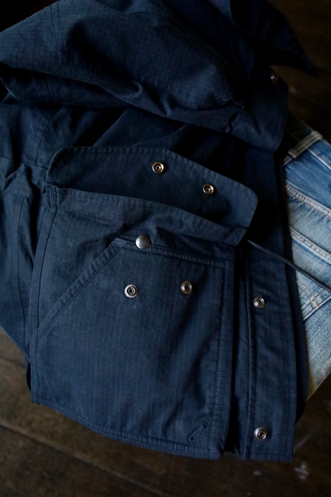 アプレッセ Silk Ripstop Royal Canadian Air Force Jacket(24AAP-01-30H)NAVY☆8月24日(土)発売！