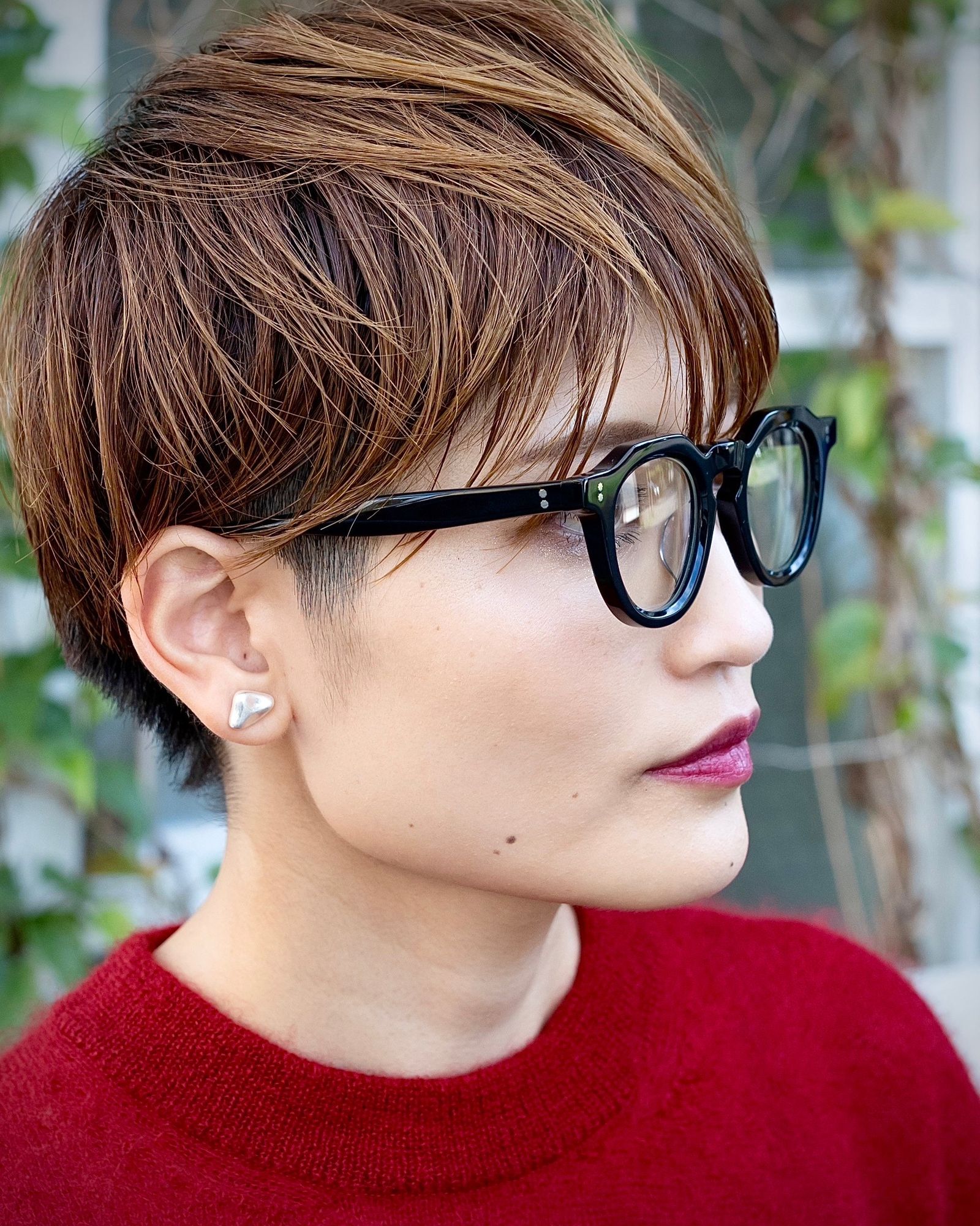ヨーク24FW SUNGLASS / CLEAR LENS(YK24FW0859A) BLACK