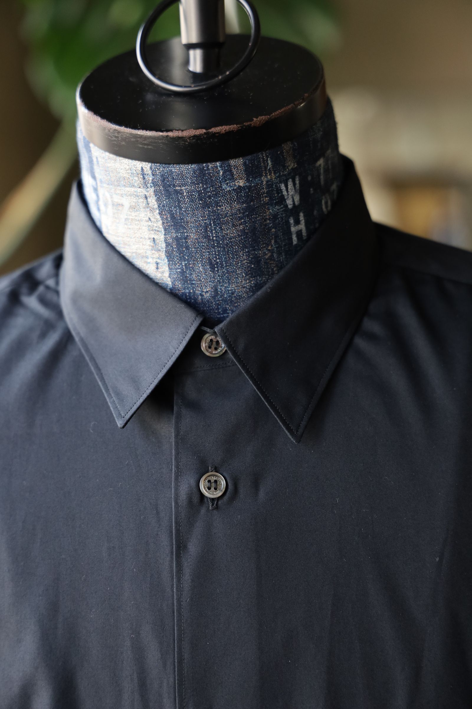 コムデギャルソンオム25SS 綿ブロードS/Sシャツ(HO-B103-051)BLACK☆4月4日(金)発売！