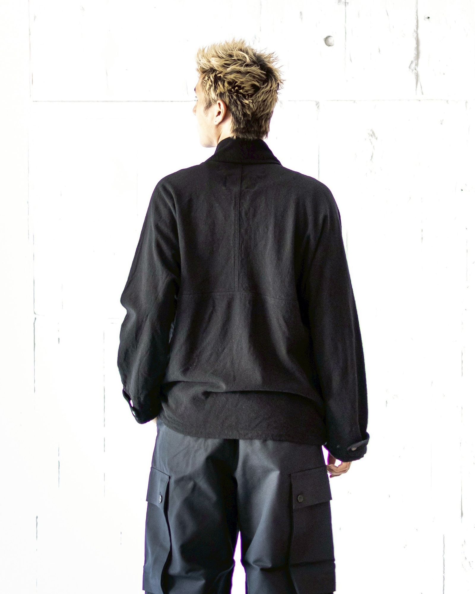 ジュンヤワタナベマン FILSON Wネームウールアクリルツイルジャケット(WP-J012-051)BLACK