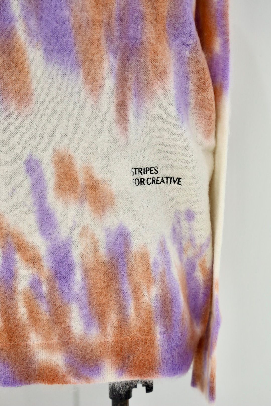 S.F.C 25FW エスエフシー DYED MOHAIR CREW (SFCFW25KN03)Natural,Orange,Purple