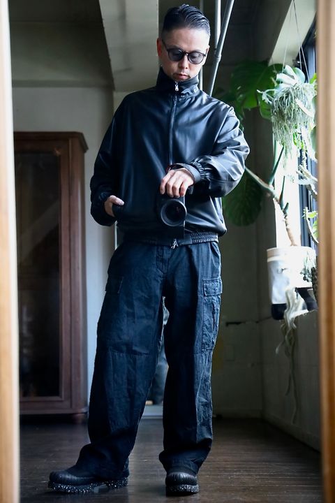 YOKE LEATHER TRAINING JACKETスタイル