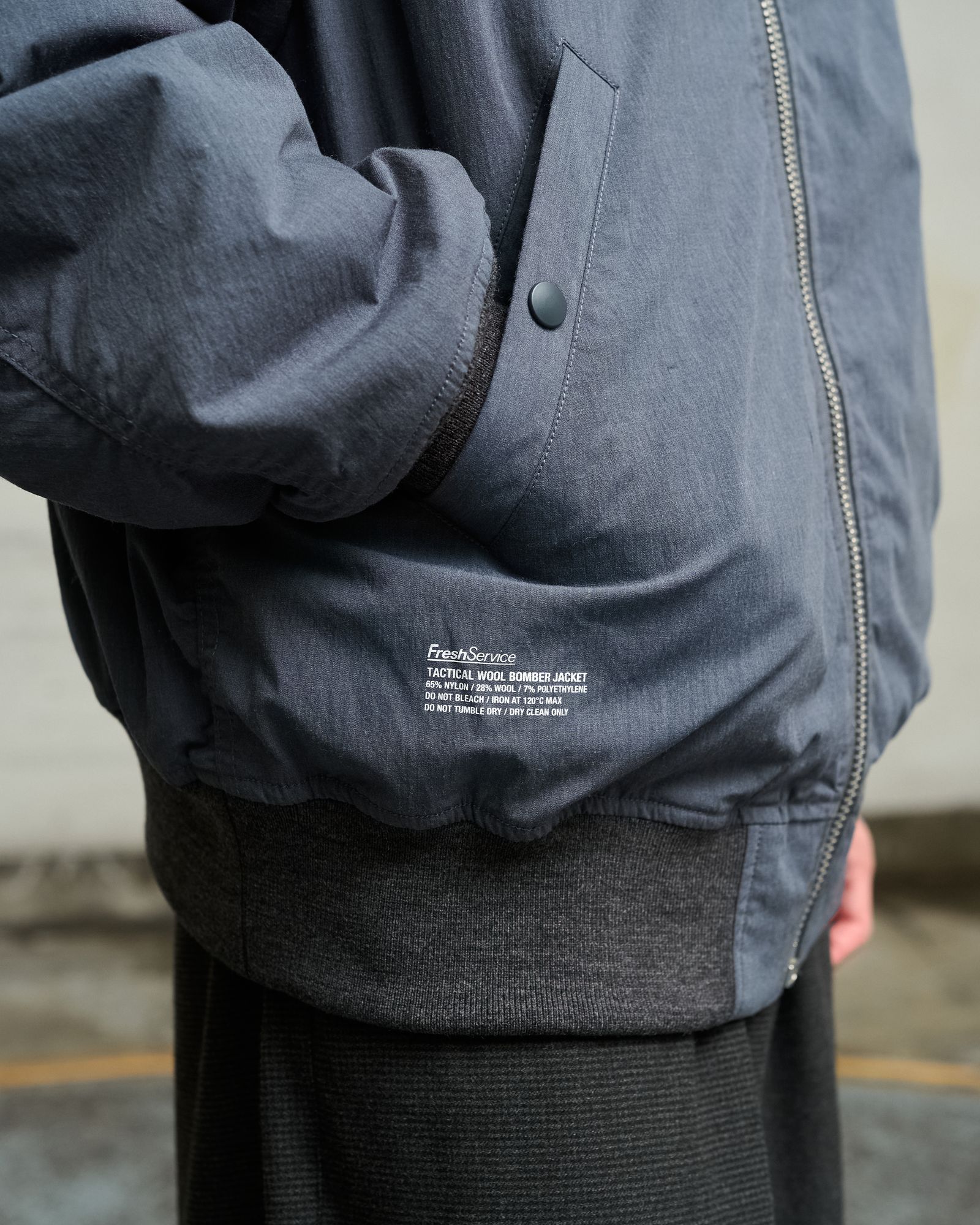フレッシュサービス 26AW TACTICAL WOOL BOMBER JACKET(FSC263-30024)GRAY☆9月26日(土)新作発売！