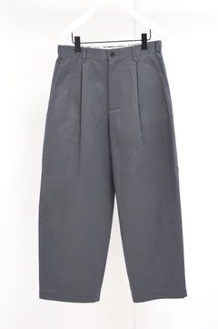グラフペーパー Westpoint Chino Wide Tapered Trousers(GM263-40166B)C.GRAY☆8月15日(土)発売！