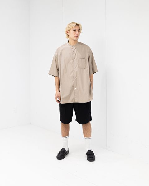 Graphpaper ALUMO for GP S/S Oversized Band Collar Shirt 新作発売！