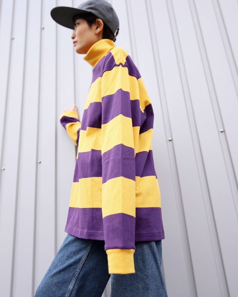 TapWater 新作Wide Border Turtle L/S Tee style.2023.10.18