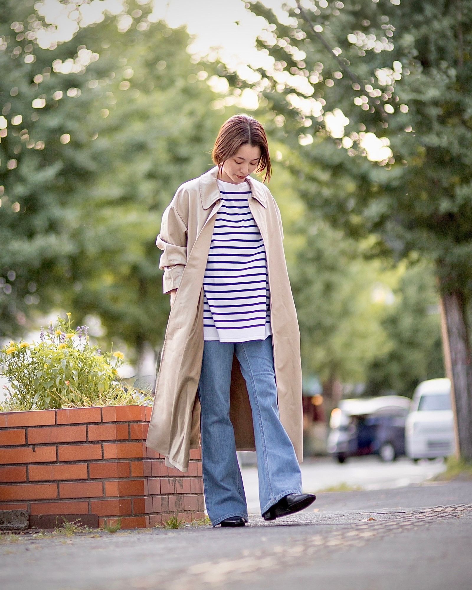 J.B. ATTIRE  Rive gauche coat style 2024.07.25