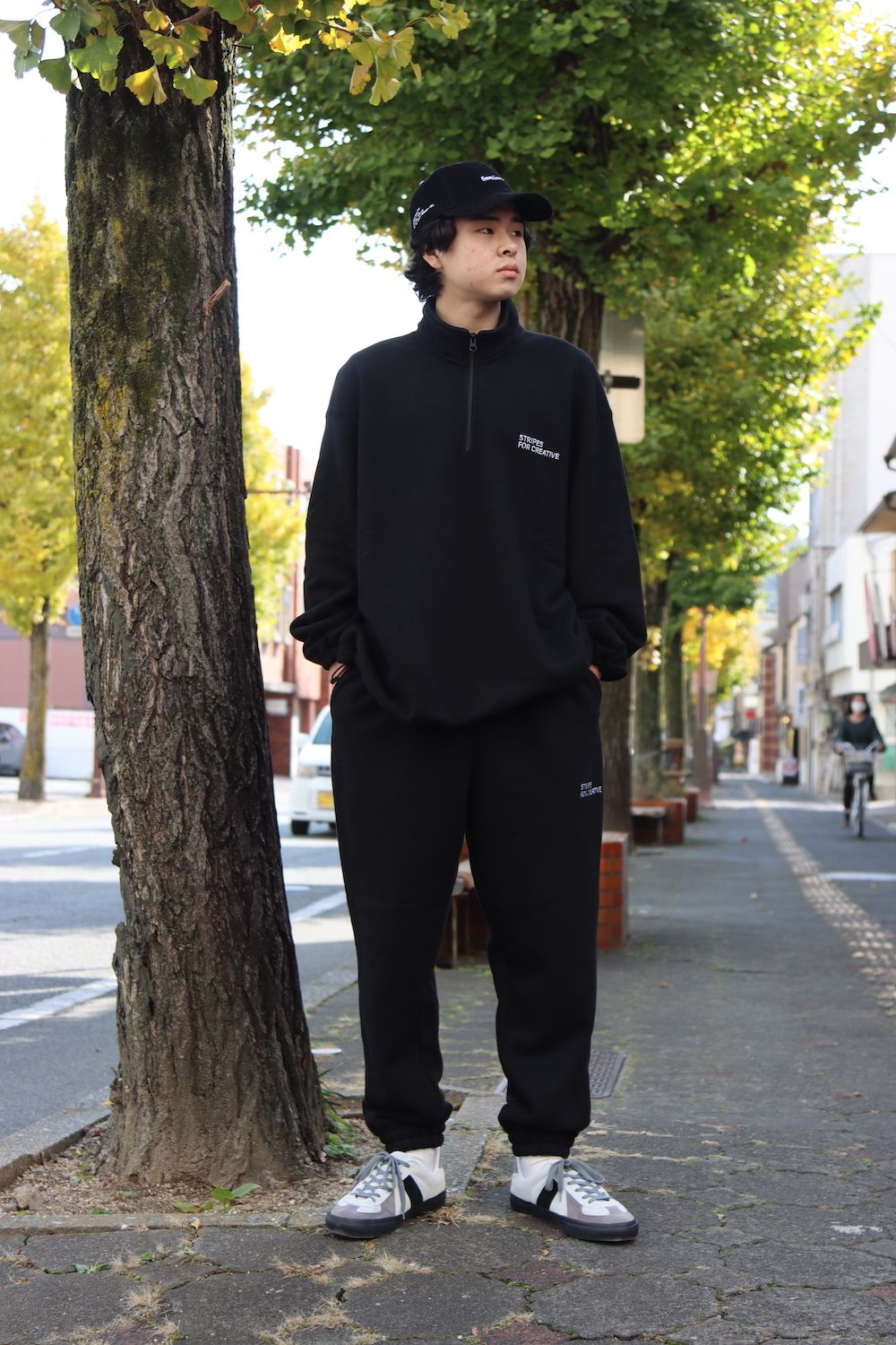 S.F.C HALF ZIP SWEAT(SFCFW21SPCS03),SPORTY SWEAT PANTS