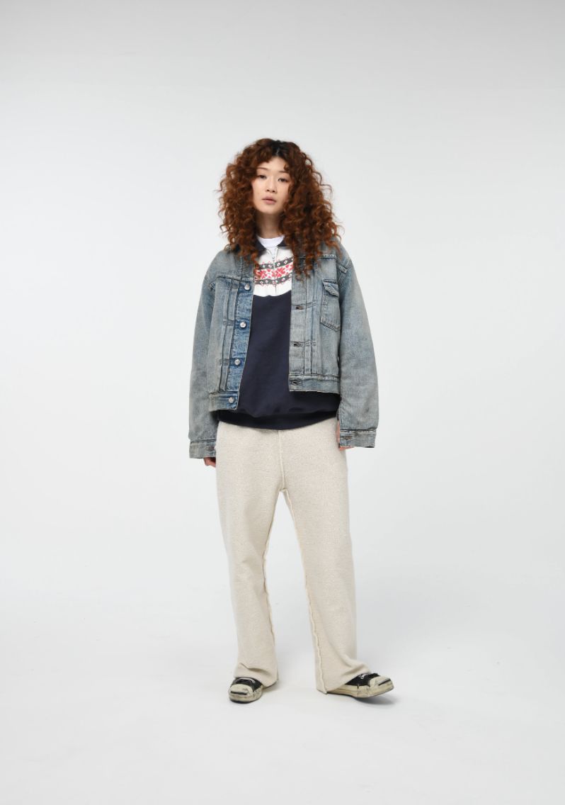 BOW WOW バウワウ BLANKET LINED DENIM JK AGING(BW242-BLDJA)INDIGO AGING