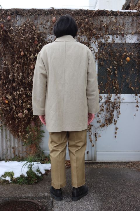 A.PRESSE Linen Half Coat style.2023.1.27