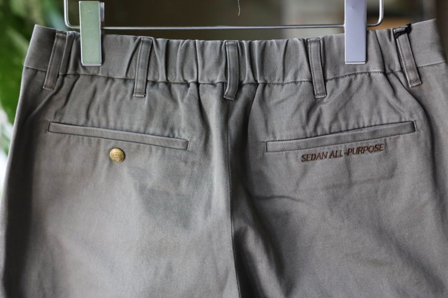 セダンオールパーパス FW25 Ventilation Chino Slacks(SD25F-PT04) Olive Grey