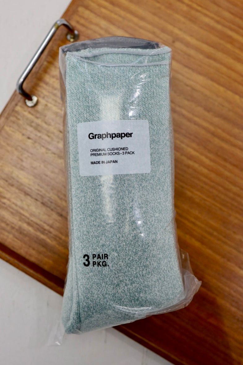 グラフペーパー 26SS 3-Pack Melange Socks(GU261-90289) MIX☆1月31日(土)発売！