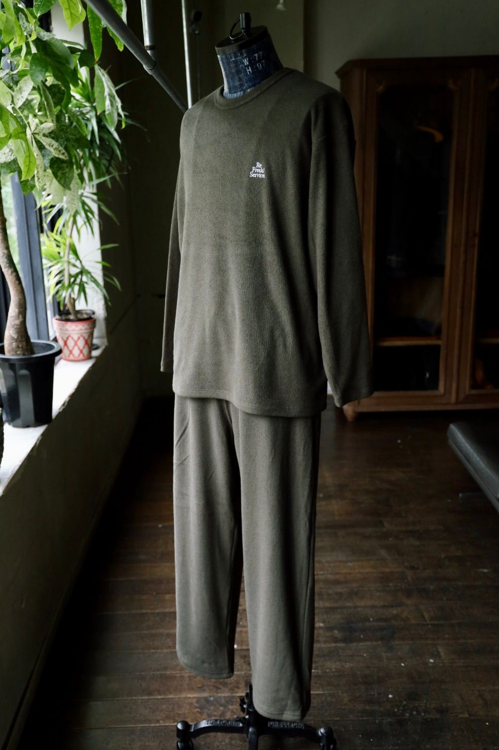 ReFresh!Service. “UTILITY PILE L/S SET-UP”(KHAKI)☆9月27日(土)発売！